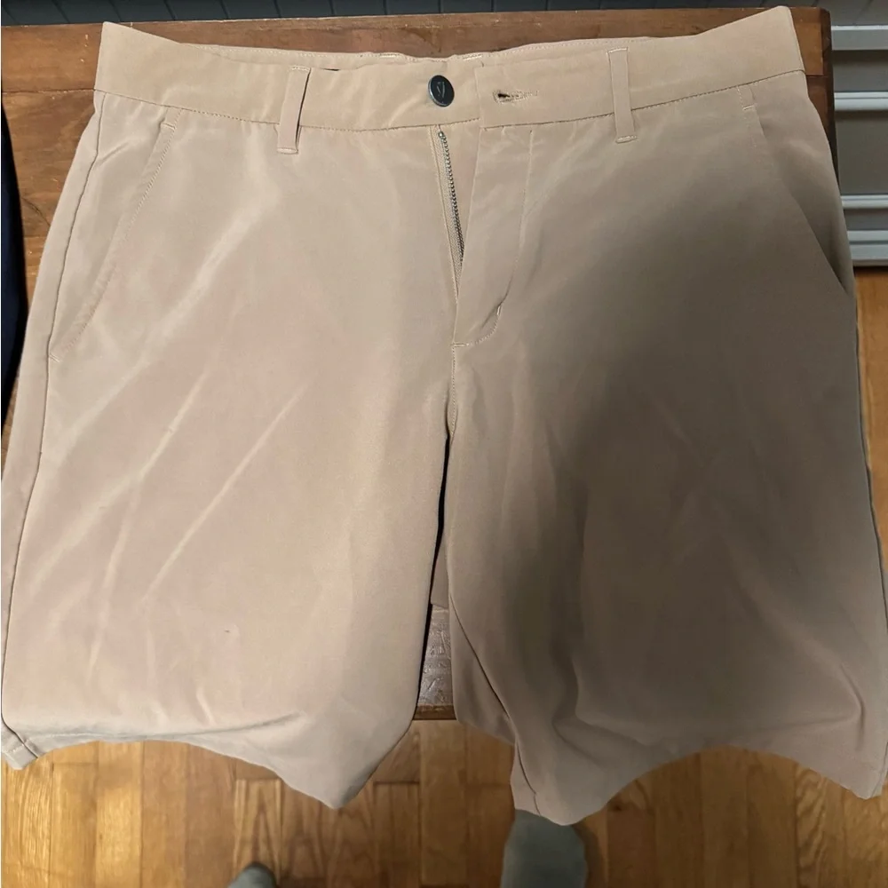 Primo Men's Navy blue  and Tan GOLF Shorts - Picture 2 of 5